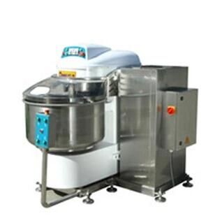 Bakery Equoment Automatic Double Motor Two Speed Spiral Dough Mixer with Lifter and Crane