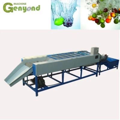 Industrial Fruit Washing Drying Waxing Machine