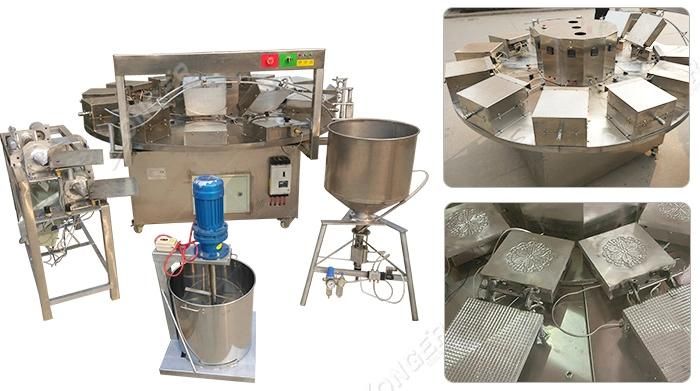 Rolled Sugar Making Machine for Ice Cream Cone Machine Price