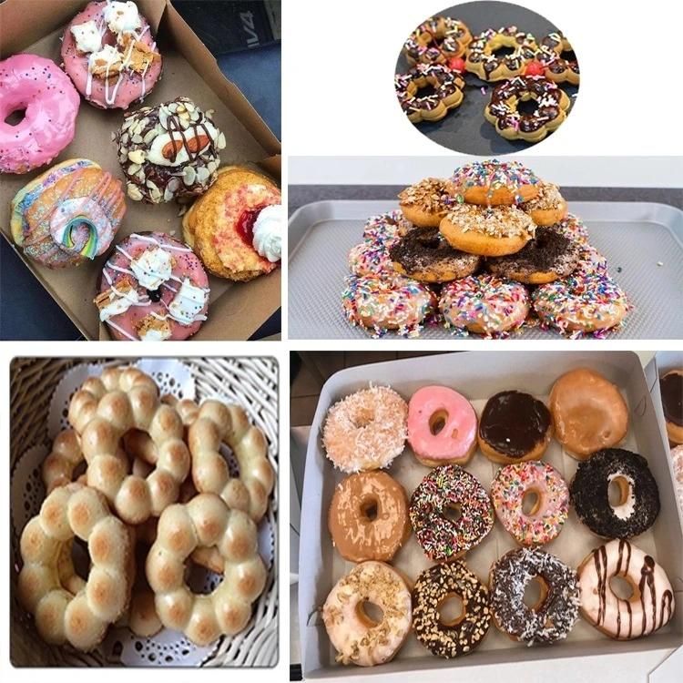 2020 New Commercial Restaurant Equipment Electric Crispy Donuts Forming Maker Waffle Baker Mini 6PCS Doughnut Making Machine for Hotel Price