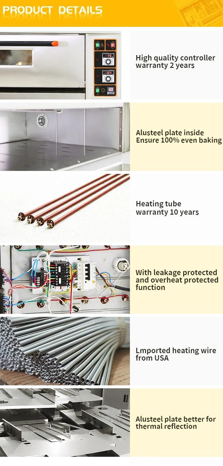 Guangzhou Bread Machine/Food Machinery/ 3-Deck 9-Tray Electric Oven