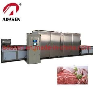 Tunnel Conveyor Belt Pork Microwave Thawing and Degreasing Machine