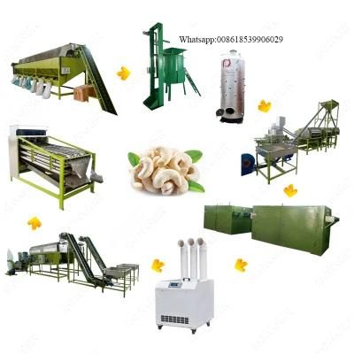 Complete Automatic Raw Cashew Nut Processing Line Machine