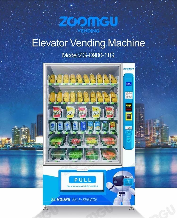 Zg Fruit Salad Vegetable Elevator Vending Machine