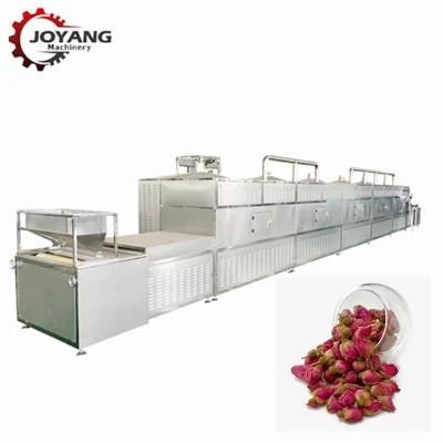 Rose Microwave Hibiscus Jasmine Flower Tea Drying Machine