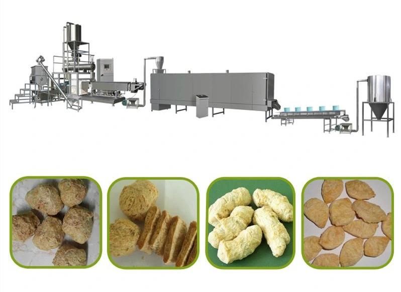 Shandong Factory Supply Textures Soyabean Protein Soya Meat Production Machine