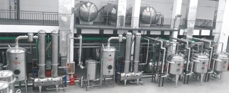 Diary Vacuum Evaporator for Milk Low Temperature Concentrating
