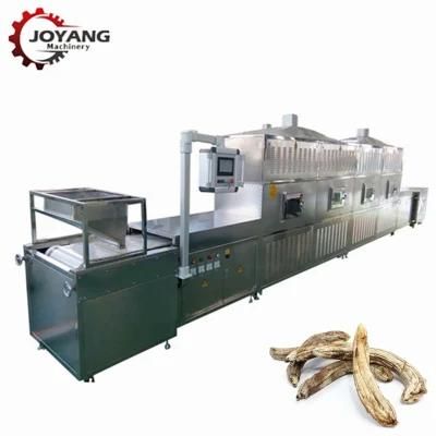 Industrial 100 Kg / H Agricultural Product Gumbo Microwave Drying Machine