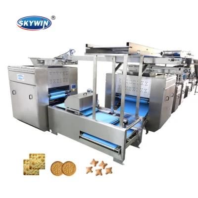 2021 Puffed Food Chocolate Injected Biscuit Production Line Biscuit Making Machine