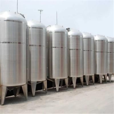 40000L Stainless Steel Jacketed Double Wall Heating Cooling Wine Tank