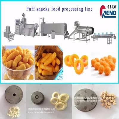 Corn Snacks Food Making Machine Snack Pellet Puff Food Making Extruder