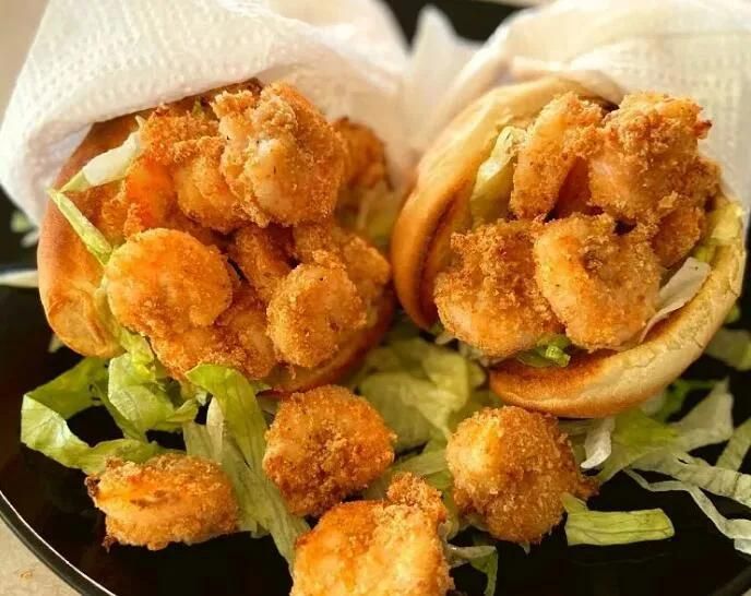 Food Deep Batch Fryer Machine Breaded Shrimps Deep Gas Fryer
