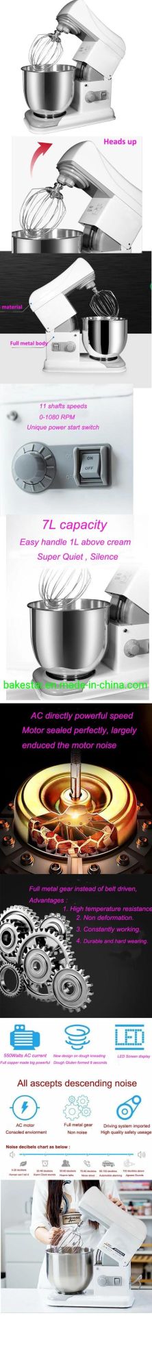 Kitchen Planetary Bakery Machine Aid Cake Mixer for Baking Sale Price, Commercial Stand Mixer Cake Food Processor Mixing