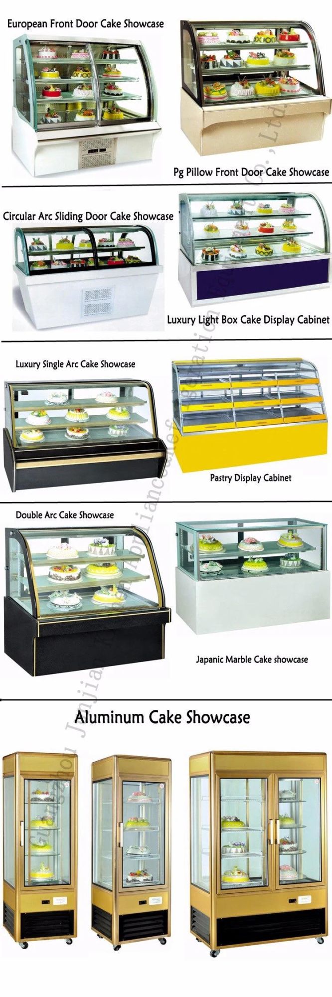 Cheering Commercial Counter-Top Desserts/Cakes Refrigerated Display Showcase (SCLG-80F)