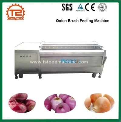 Root Vegetable Potato and Onion Brush Peeling Machine