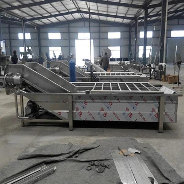 Fruit Vegetable Washing Machinery Fruits and Vegetables Water Bath Cleaning Machine