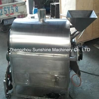 Stainless Steel Gas Fired Cocoa Bean Roasting Machine