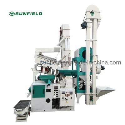Sunfield 20tpd Automatic Combined Rice Milling Machines Paddy Grain Processing Machinery ...