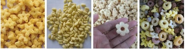 Puffed Corn Snacks Food Making Extrusion Machine