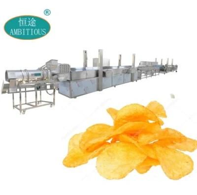 100-200kg Potato Chip Machine Processing Lines Potato Chips Making Machine