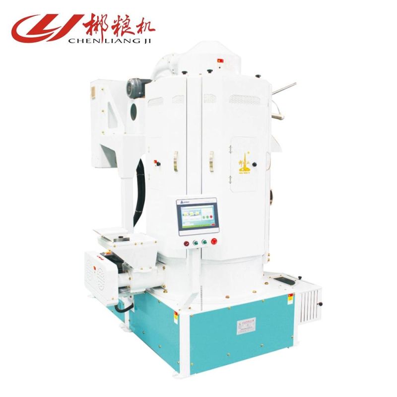 High Quality Big Output Clj Emery Roller Vertical Whitener Rice Whitener Rice Mill Machine Mnsl9000A