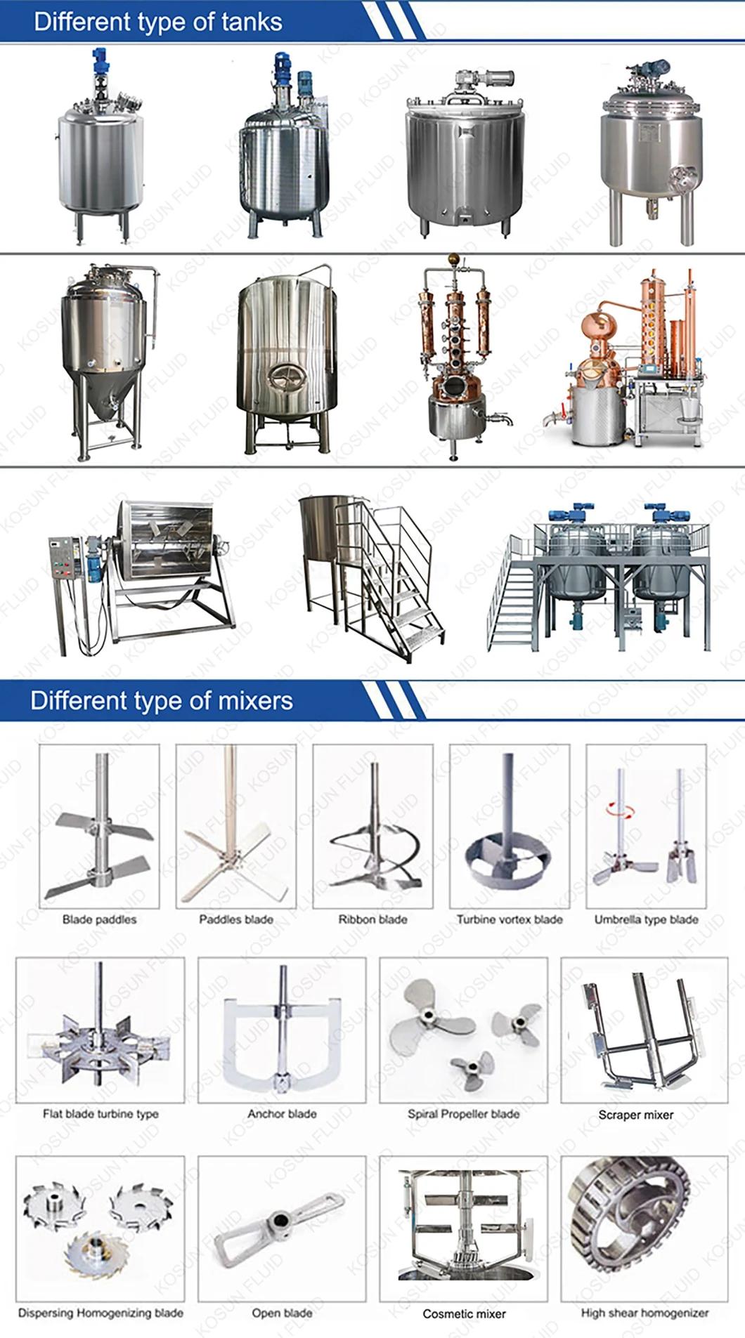 500gallon Stainless Steel Double Jacketed Coconut Water Cooler Cooling Tank