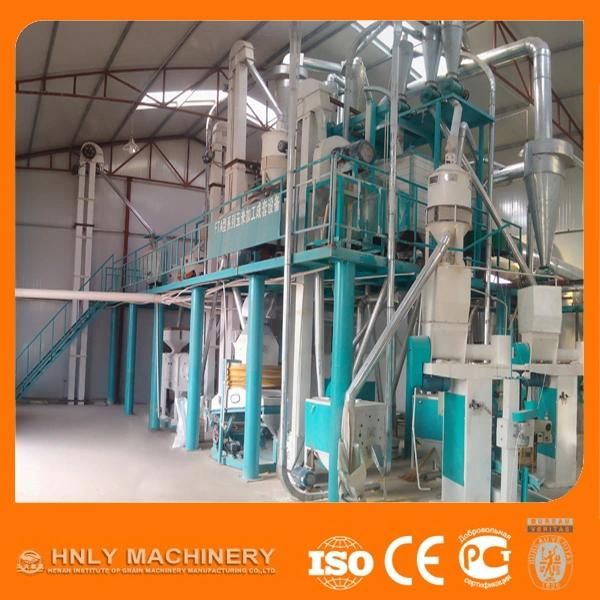 60ton Per Day Fully Automatic Maize Milling Machine for Zambia