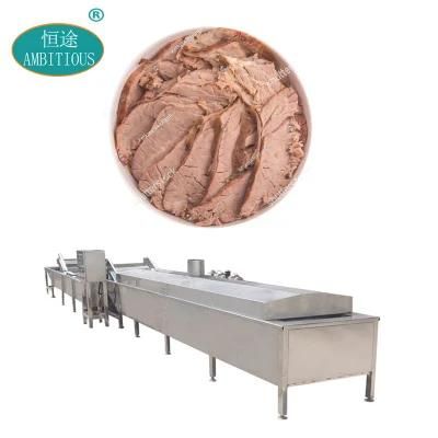 Industrial Food Blancher Machinery Continous Steam Blanching Machine for Meat