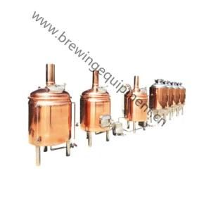 Bar Pub Draft Red Copper Restaurant Beer Brewery Equipment Micro Brewing Equipment for ...