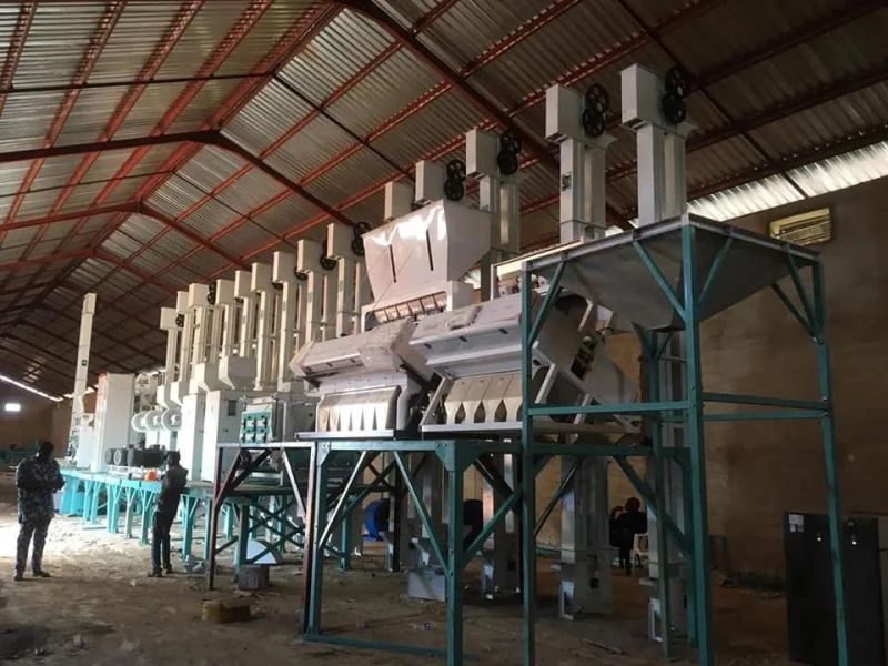 50-120 Tons Per Day Turnkey Complete Set Rice Milling Processing Machine for Rice Plant