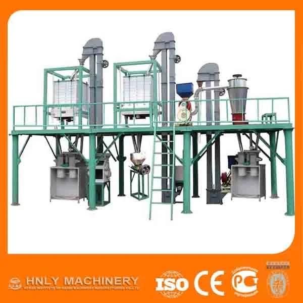 China Supplier Maize Flour Mill/Small Scale Flour Mill Machinery/Corn Flour Milling Machine