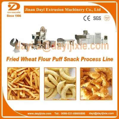 Crispy Chip Fried Flour Food Extruder Making Machine