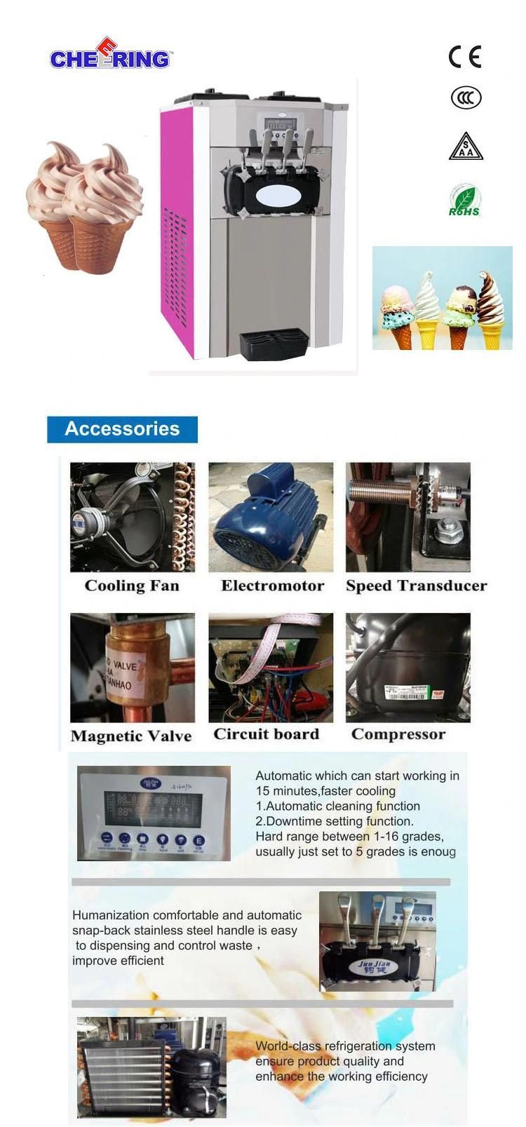 Cheering Commercial Table Counter Top Frozen Yogurt Soft Ice Maker Ice Cream Machine